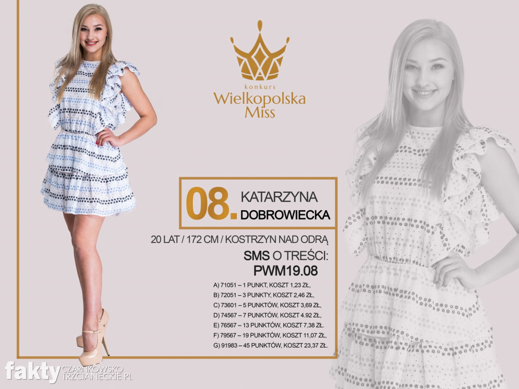 Półfinalistki Wielkopolska Miss 2019