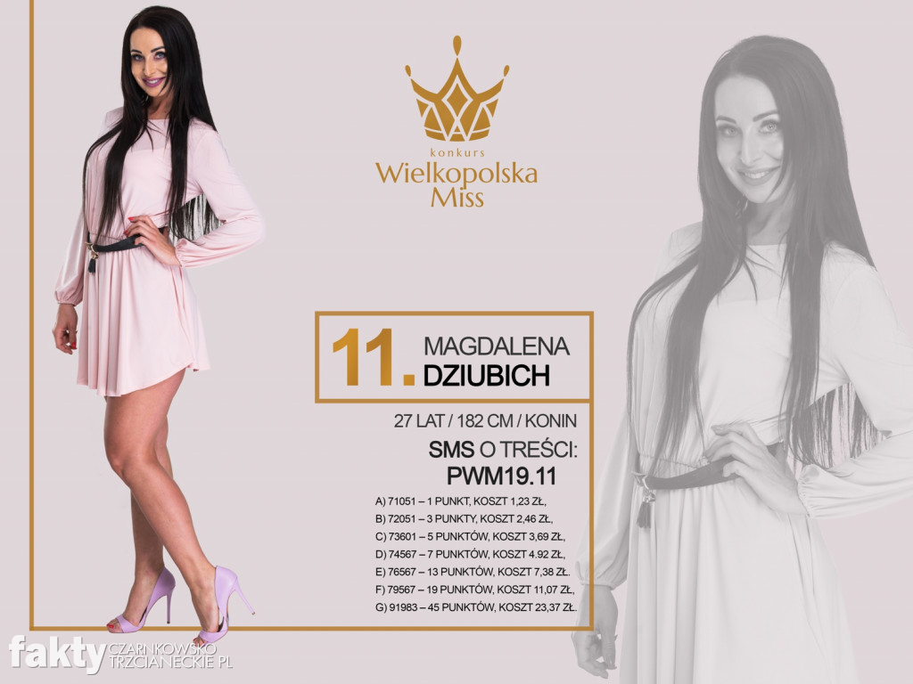 Półfinalistki Wielkopolska Miss 2019