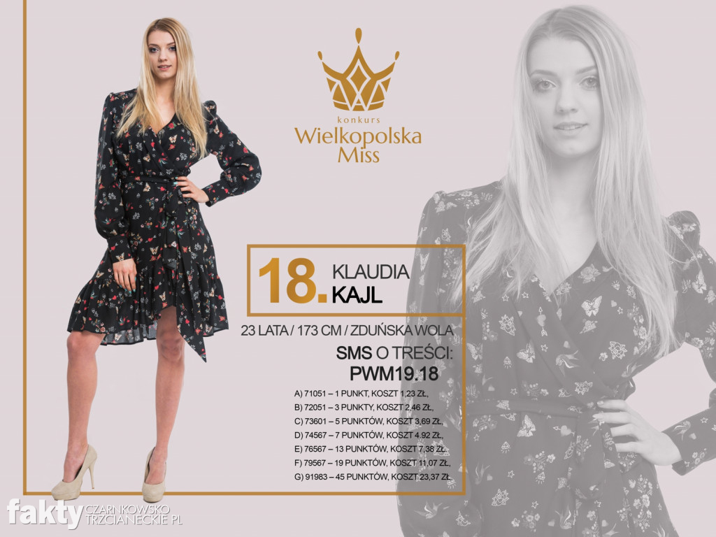 Półfinalistki Wielkopolska Miss 2019