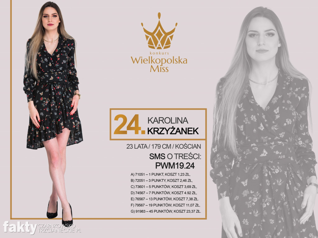 Półfinalistki Wielkopolska Miss 2019