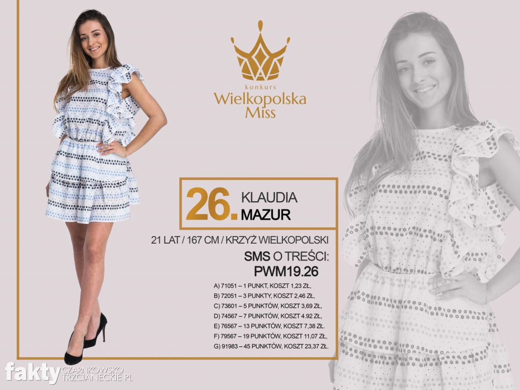 Półfinalistki Wielkopolska Miss 2019