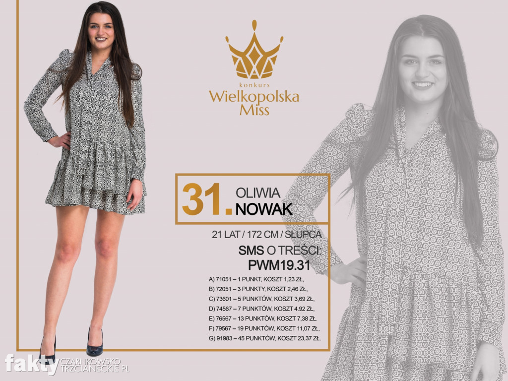 Półfinalistki Wielkopolska Miss 2019