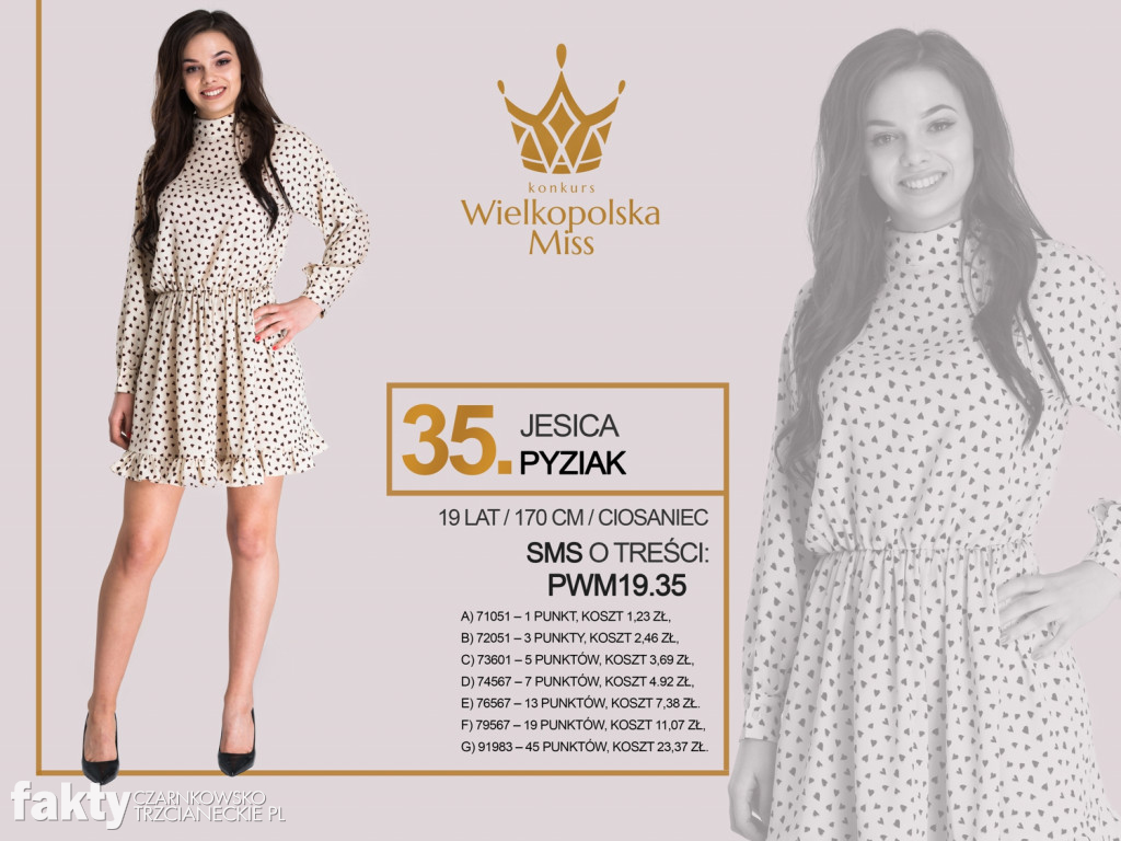 Półfinalistki Wielkopolska Miss 2019