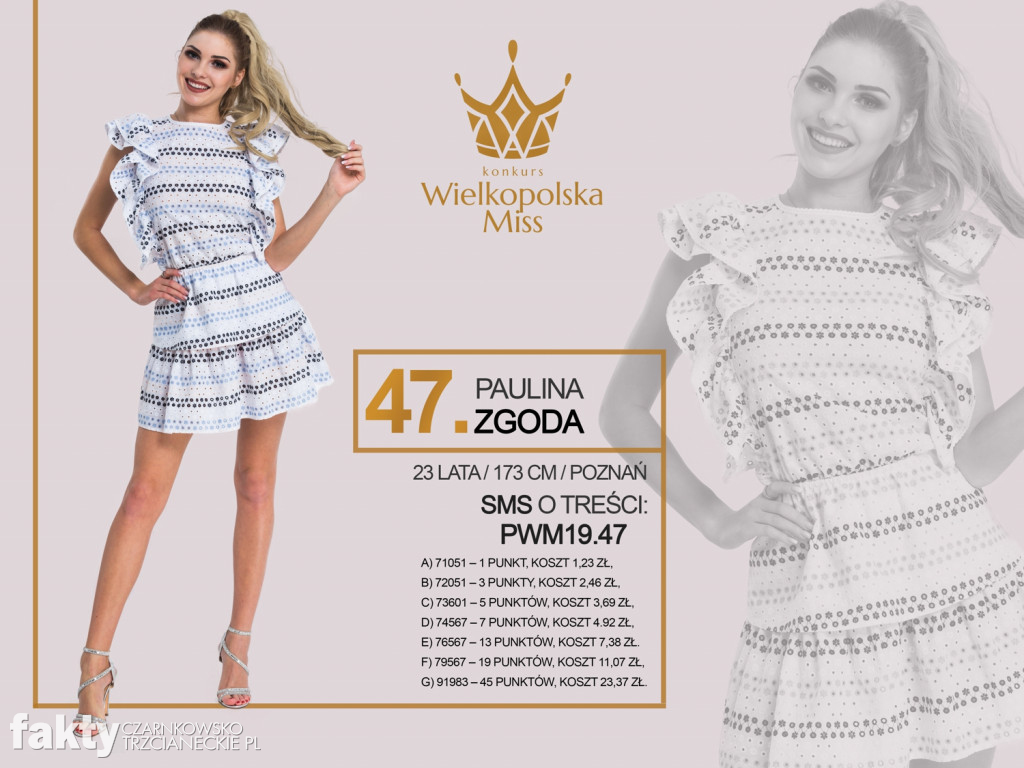 Półfinalistki Wielkopolska Miss 2019