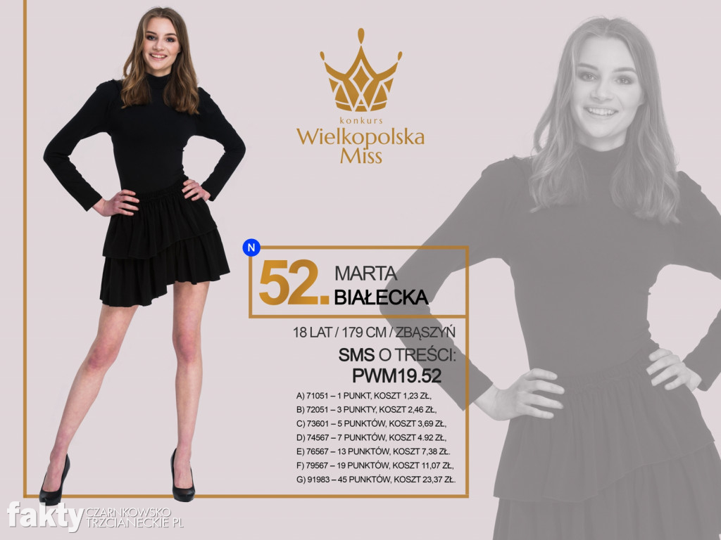 Półfinalistki Wielkopolska Miss 2019