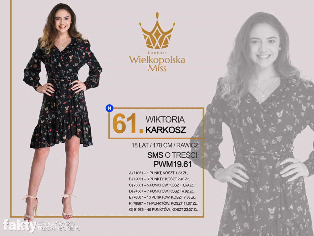 Półfinalistki Wielkopolska Miss 2019