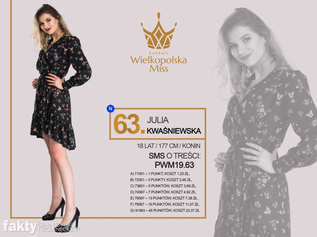 Półfinalistki Wielkopolska Miss 2019