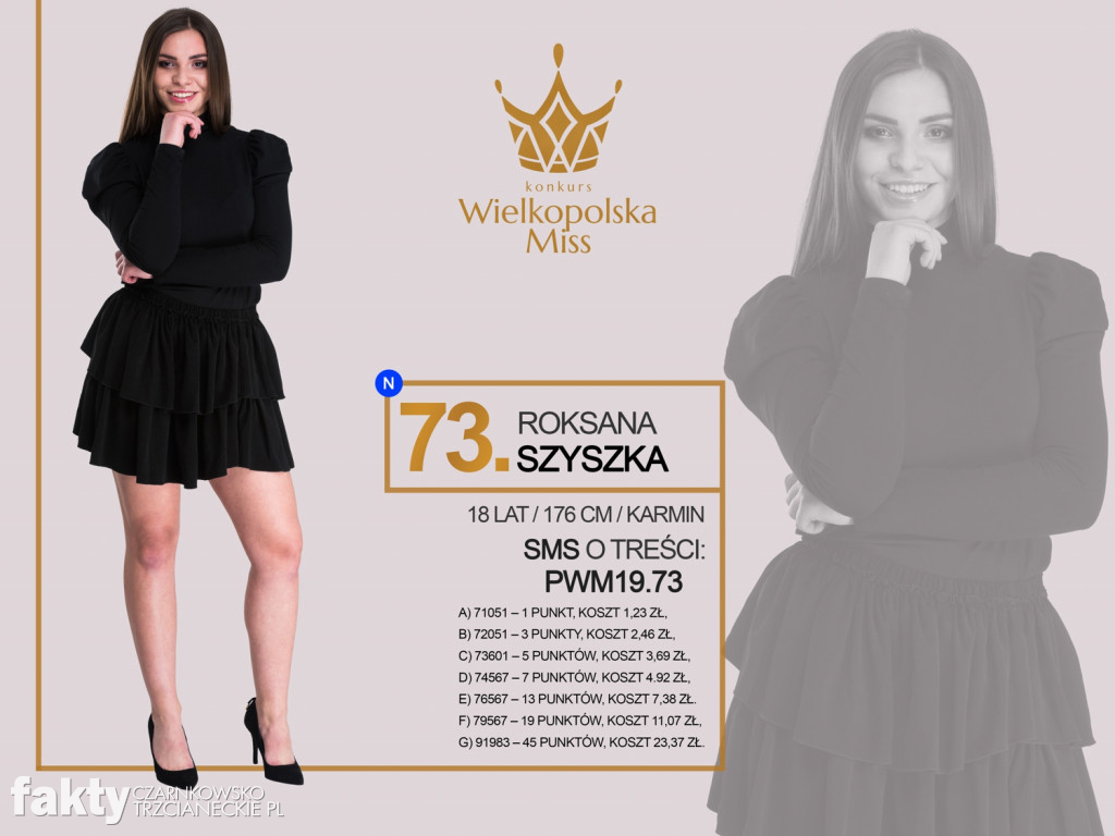 Półfinalistki Wielkopolska Miss 2019