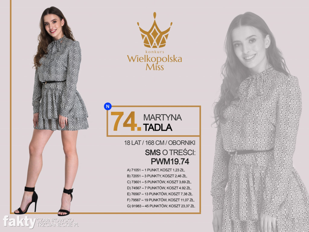 Półfinalistki Wielkopolska Miss 2019