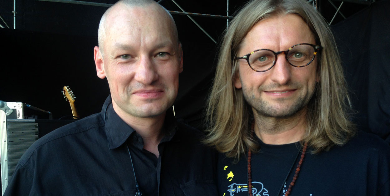 Tadeusz Dubicki z Leszkiem Możdżerem