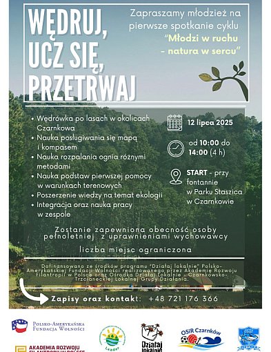 "Młodzi w ruchu - natura w sercu". Pierwsze spotkanie-11818