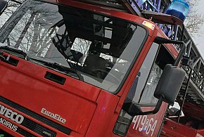 Zapaliła się sadza w kominie-13720