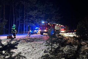 Zakończył jazdę kołami do góry-13807