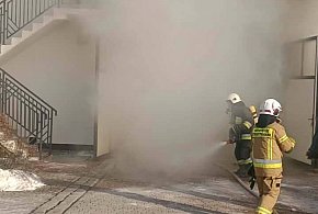 Pożar w Boruszynie. Siedem zastępów w akcji