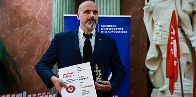 Arkadiusz Słabig z "Doboszem Powstania Wielkopolskiego"-13554