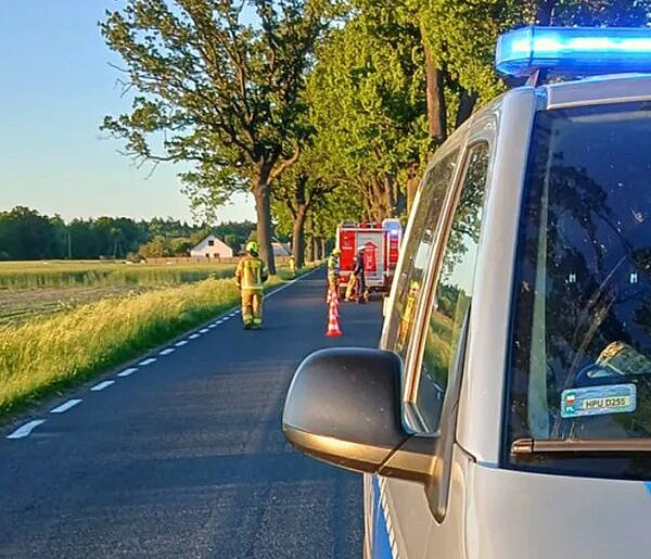 Tragedia koło Krucza. Nie żyje rowerzysta