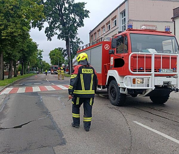 Trzcianka: Uszkodzone przyłącze gazowe