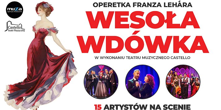 15 artystów na scenie, szampan i kankan. "Wesoła wdówka" w Teatrze Miejskim RCK w Pile