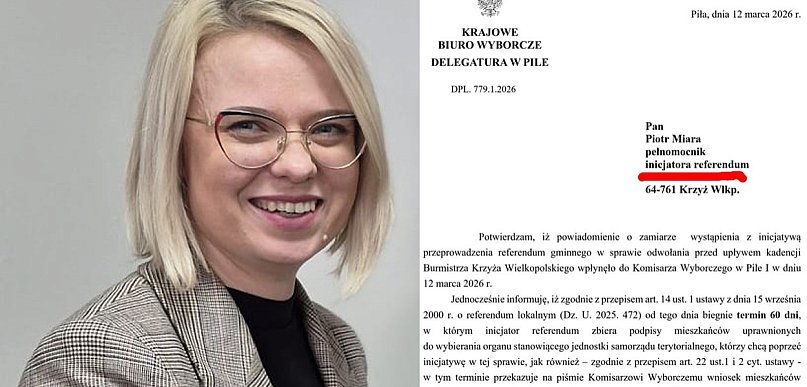 Referendum w Krzyżu: jest potwierdzenie komisarza wyborczego