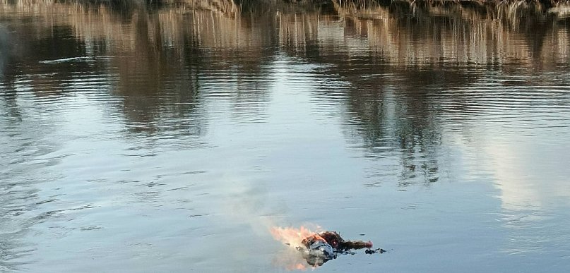 W Ciszkowie zima odpłynęła Notecią