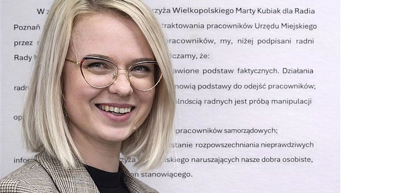 Radni z Krzyża Wlkp.: zarzuty burmistrz Kubiak są kłamliwe