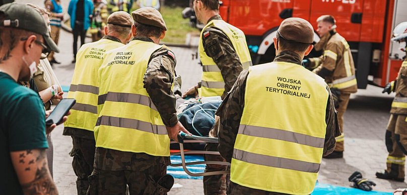 Czarnków: Pożar w pobliżu szpitala. Ewakuowano pacjentów