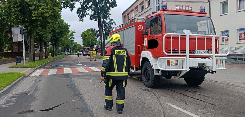 Trzcianka: Uszkodzone przyłącze gazowe