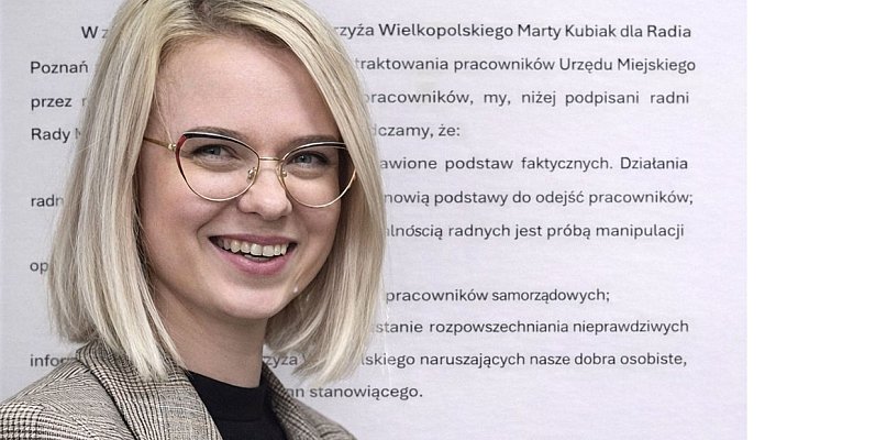 Radni z Krzyża Wlkp.: zarzuty burmistrz Kubiak są kłamliwe