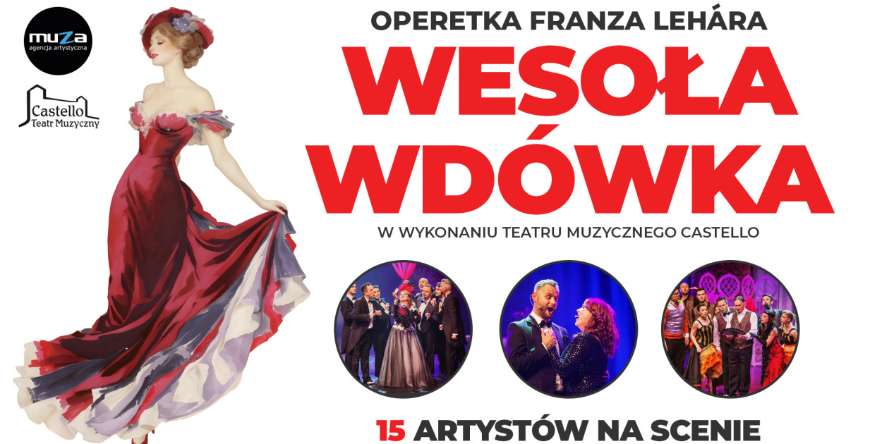 15 artystów na scenie, szampan i kankan. "Wesoła wdówka" w Teatrze Miejskim RCK