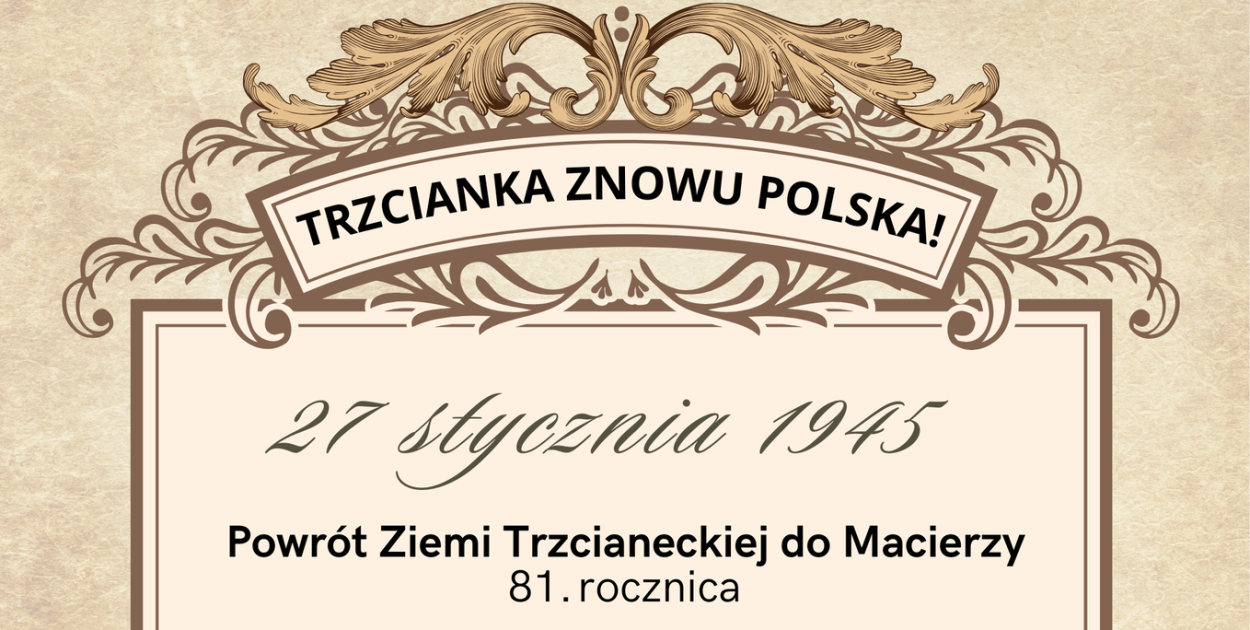 Tak uczczą 81. rocznicę powrotu Trzcianki do Macierzy