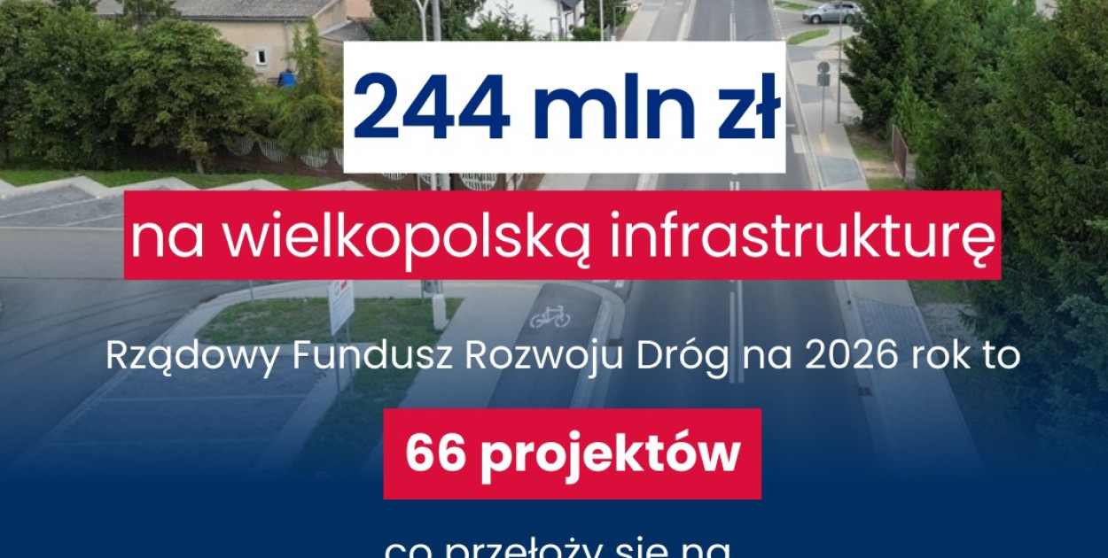 Przyznano środki z Rządowego Funduszu Rozwoju Dróg