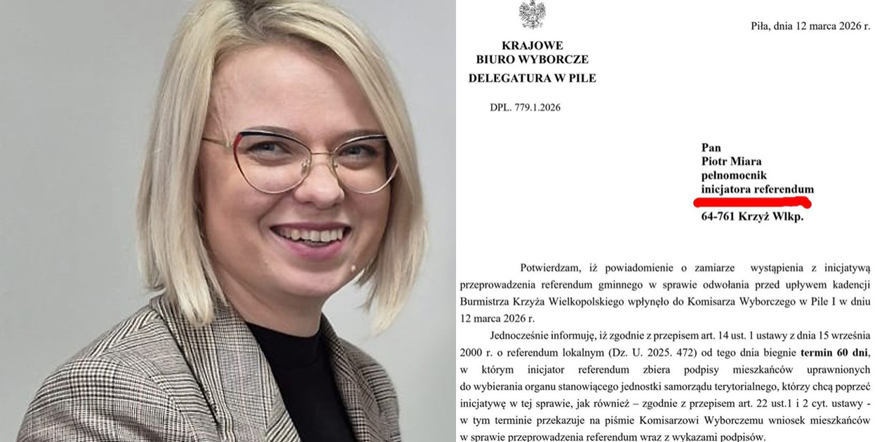 Referendum w Krzyżu: jest potwierdzenie komisarza wyborczego