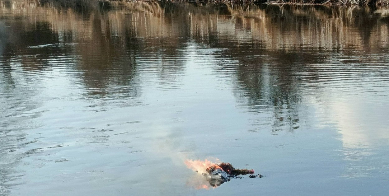 W Ciszkowie zima odpłynęła Notecią