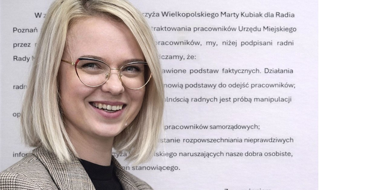 Radni z Krzyża Wlkp.: zarzuty burmistrz Kubiak są kłamliwe