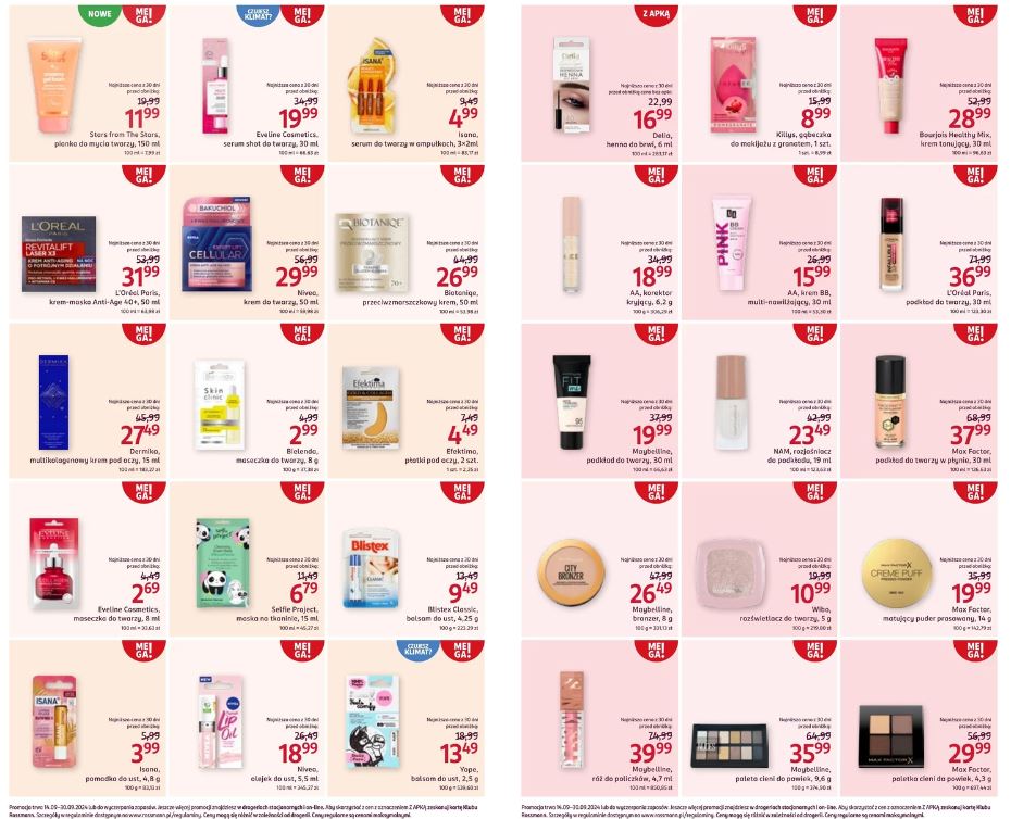 Promocja Rossmann kosmetyki